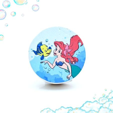 Handmade Pine Wood Ariel & Flounder Knob for Kids Furniture